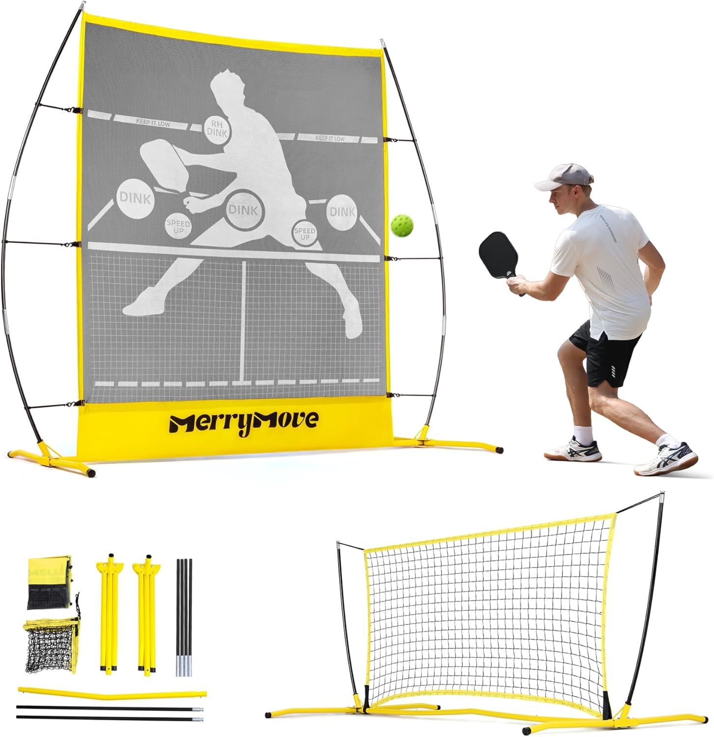 MerryMove Pickleball Practice Rebounder