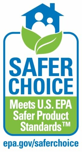 EPA Safer Choice label with house and leaf design.