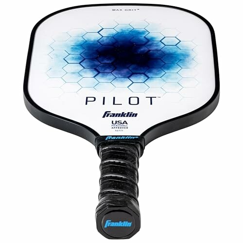 Franklin pickleball paddle with hexagonal design