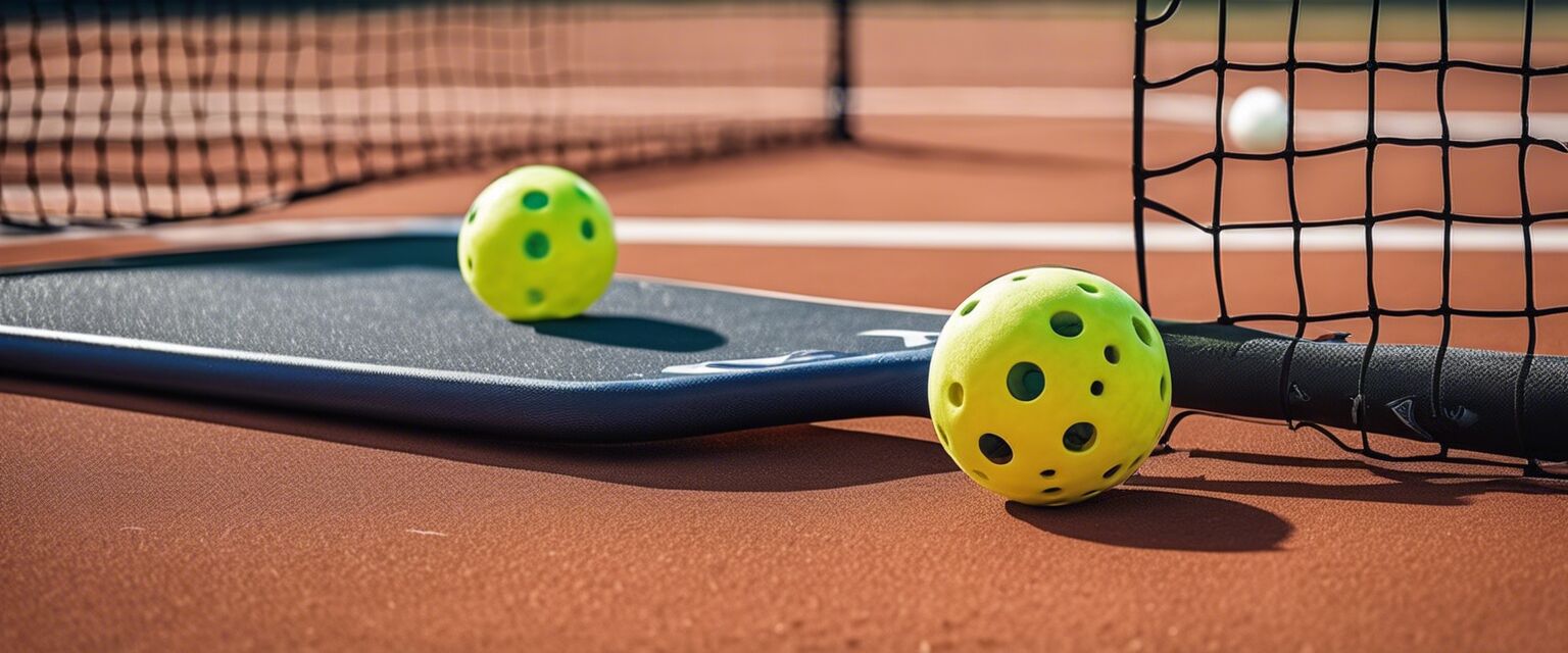 Image showcasing a variety of pickleball gear.