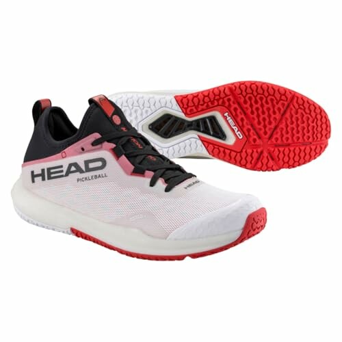 Head pickleball shoes with red and white design