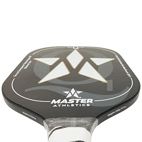 Master Athletics pickleball paddle with logo and text on surface.