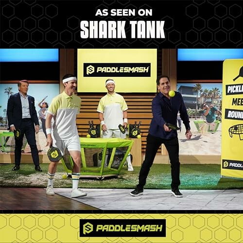 PaddleSmash product demonstration on Shark Tank.