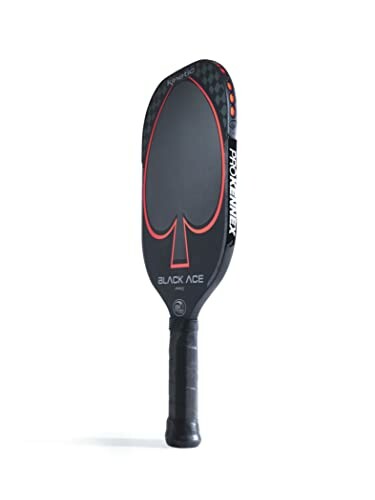 Black Ace pickleball paddle with a spade design