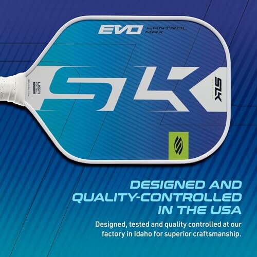 SLK EVO pickleball paddle with USA design and quality control