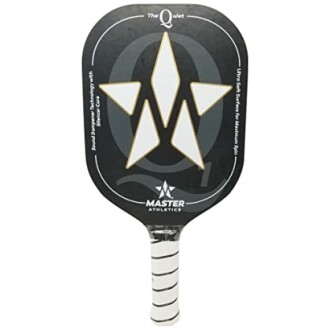 Master Athletics pickleball paddle with geometric design.