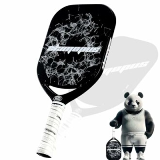 Edgeless Carbon Fiber Pickleball Paddle with Aero Throat