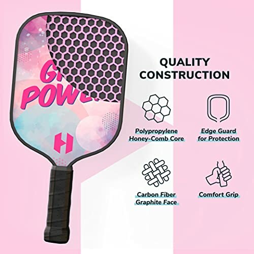 Pickleball Paddle with Quality Construction Features and Design