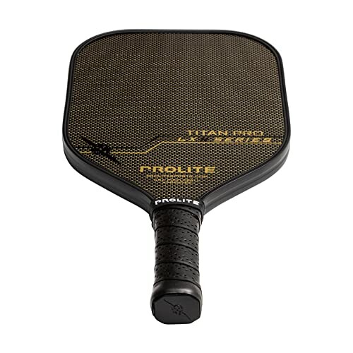 Titan ProLite pickleball paddle with black grip and textured surface