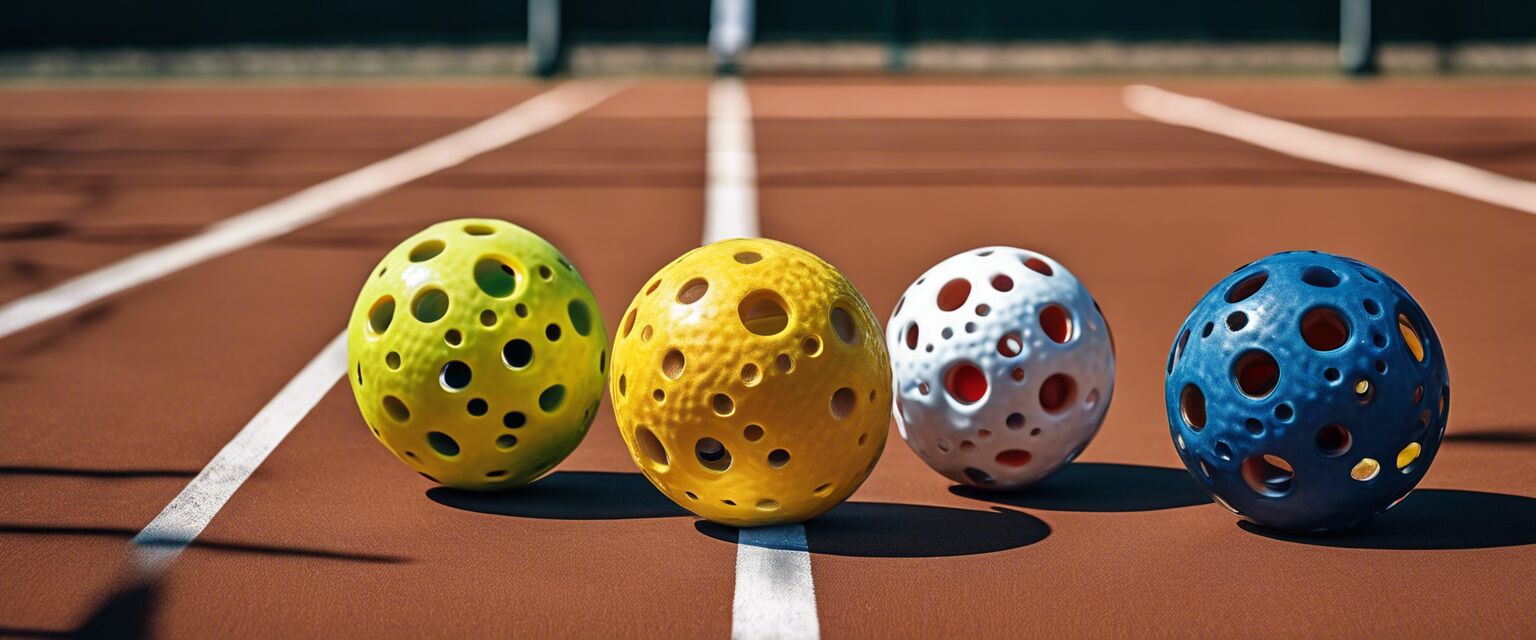 Comparison of pickleball balls for performance evaluation