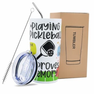 Pickleball Tumbler 20 oz