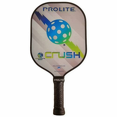 ProLite Crush pickleball paddle with colorful design.