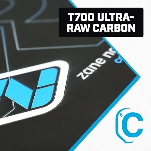 T700 Ultra-Raw Carbon branding with logo