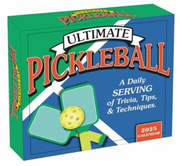 Ultimate Pickleball 2025 Boxed Daily Desk Calendar